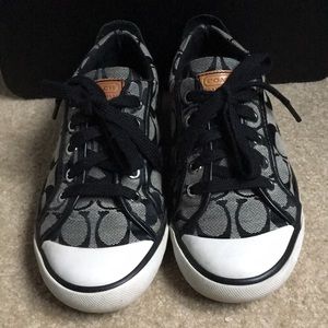 COACH Black Barrett Sneakers